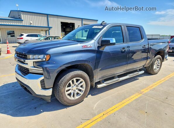 3GCUYDED8LG256089 2020 CHEVROLET SILVERADO Синий Передняя левая четверть