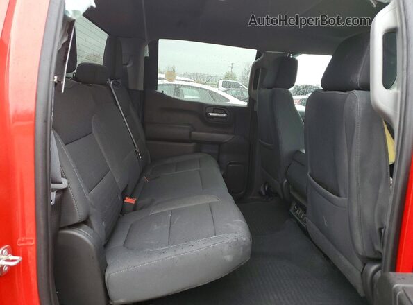 3GCUYDET4LG421059 2020 CHEVROLET SILVERADO Красный Вид задних сидений