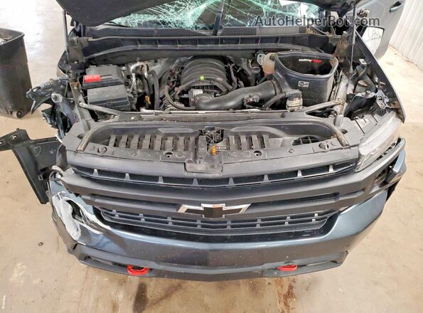 3GCUYEED1KG174516 2019 CHEVROLET SILVERADO Синий Вид задней части салона