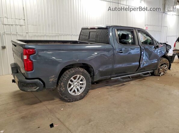 3GCUYEED1KG174516 2019 CHEVROLET SILVERADO Синий Задняя правая четверть