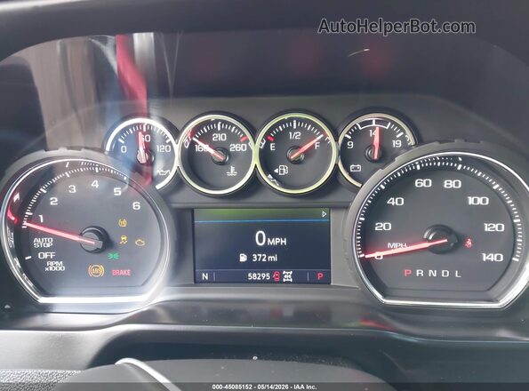 3GCUYEED1MG378901 2021 CHEVROLET SILVERADO Silver Widok tylnych siedzeń