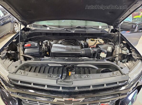 3GCUYEED4KG212353 2019 CHEVROLET SILVERADO Black Widok wnętrza z tyłu