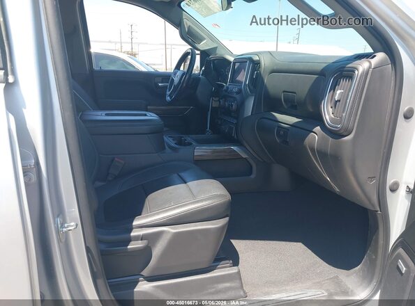 3GCUYEED4MG249096 2021 CHEVROLET SILVERADO Silver Front interior view