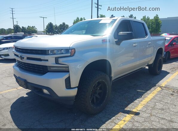 3GCUYEED4MG249096 2021 CHEVROLET SILVERADO Silver Front left