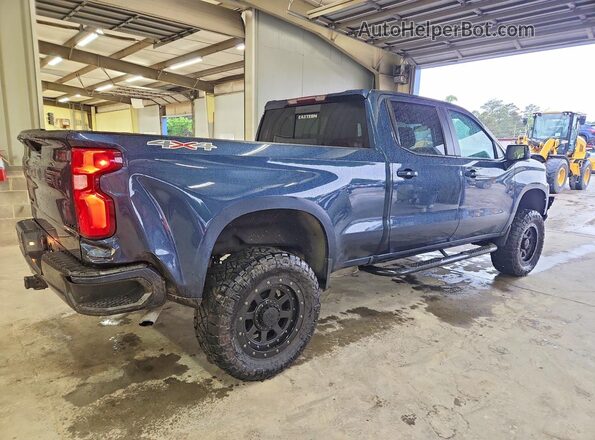 3GCUYEED5LG304606 2020 CHEVROLET SILVERADO Синий Задняя правая четверть
