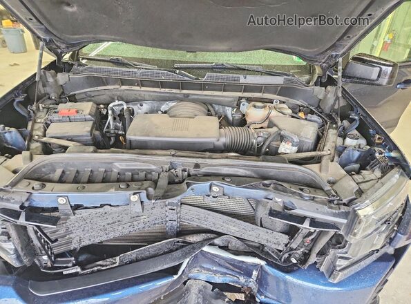 3GCUYEED5LG304606 2020 CHEVROLET SILVERADO Синий Вид задней части салона
