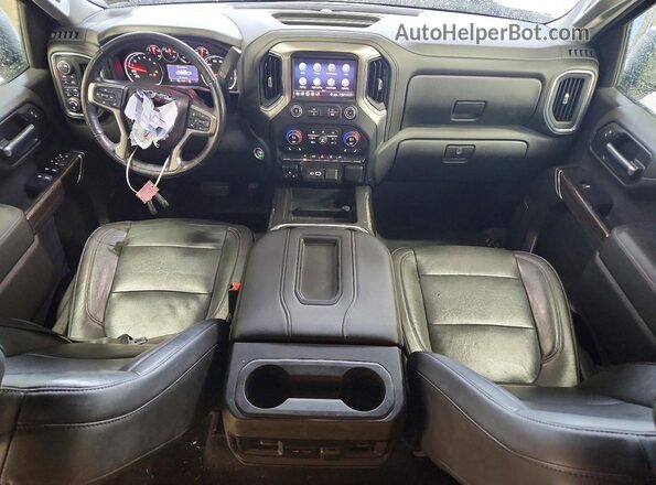 3GCUYEED5LG304606 2020 CHEVROLET SILVERADO Синий Вид панели приборов