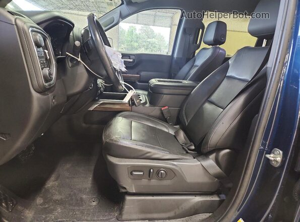3GCUYEED5LG304606 2020 CHEVROLET SILVERADO Синий Вид салона спереди
