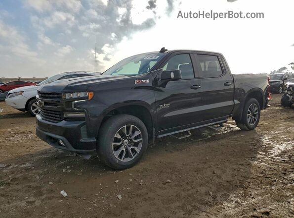 3GCUYEED6MG126013 2021 CHEVROLET SILVERADO Черный Передняя левая четверть