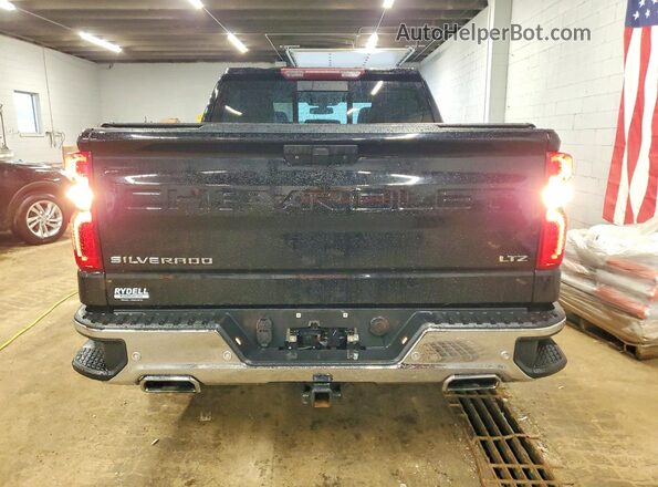 3GCUYGED6KG109916 2019 CHEVROLET SILVERADO Черный Вид сзади