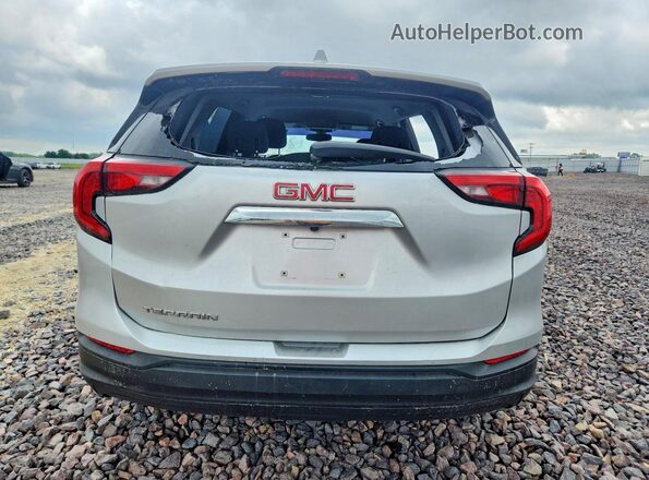 3GKALLEV3JL251461 2018 GMC TERRAIN Серебряный Вид сзади