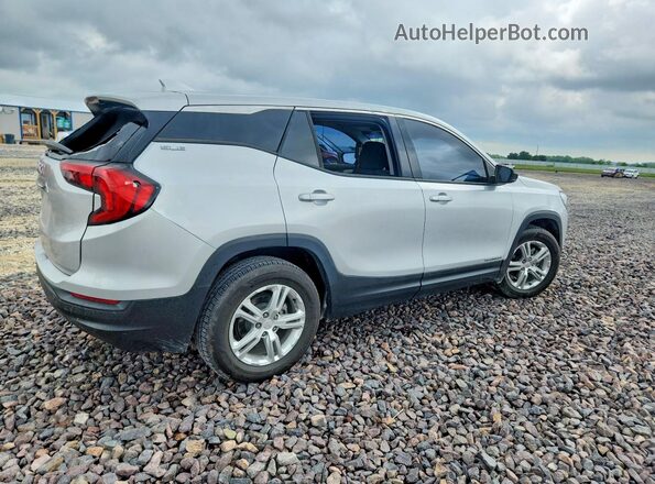 3GKALLEV3JL251461 2018 GMC TERRAIN Серебряный Задняя правая четверть
