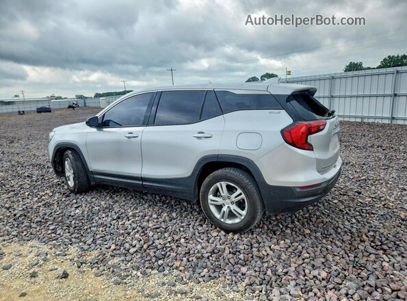 3GKALLEV3JL251461 2018 GMC TERRAIN Серебряный Задняя левая четверть