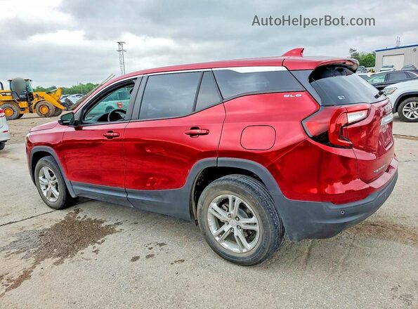 3GKALMEG1PL254813 2023 GMC TERRAIN Красный Задняя левая четверть