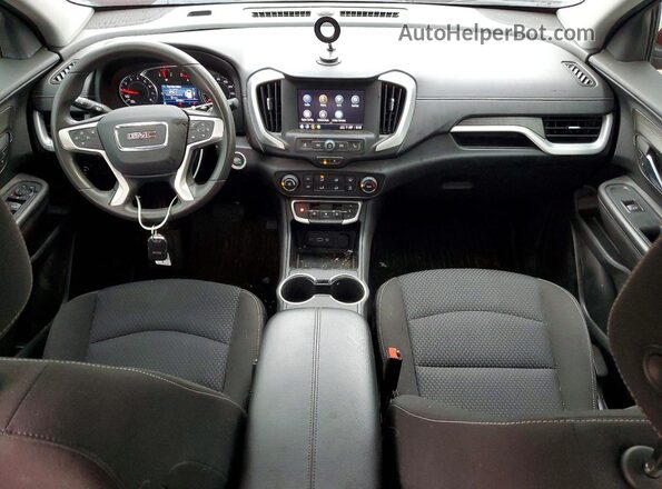 3GKALMEG1PL254813 2023 GMC TERRAIN Красный Вид панели приборов