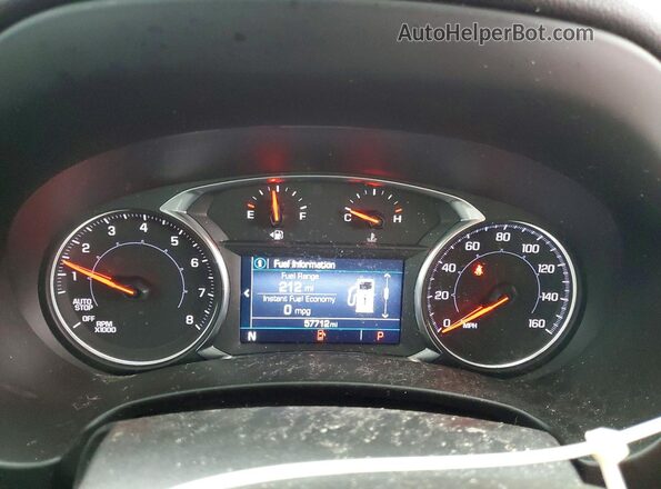 3GKALMEG1PL254813 2023 GMC TERRAIN Красный Вид щитка приборов