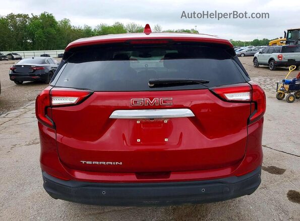 3GKALMEG1PL254813 2023 GMC TERRAIN Красный Вид сзади