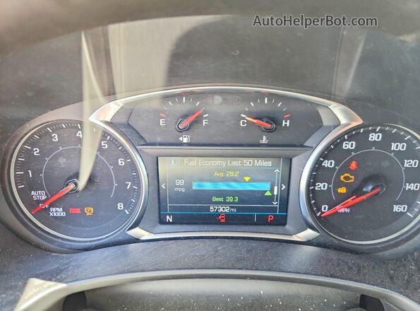 3GKALMEG1RL359449 2024 GMC TERRAIN Белый Вид щитка приборов