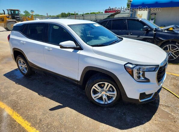 3GKALMEG1RL359449 2024 GMC TERRAIN Белый Передняя правая четверть