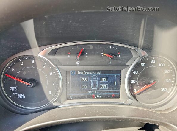 3GKALMEG2RL358746 2024 GMC TERRAIN Red Widok zestawu wskaźników