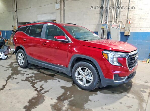 3GKALMEG3RL278629 2024 GMC TERRAIN Красный Передняя правая четверть