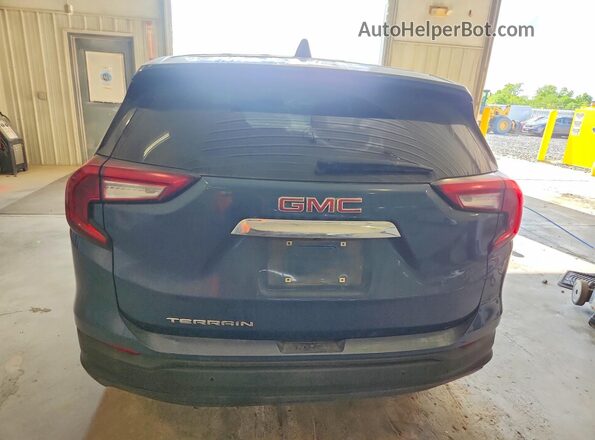 3GKALMEG5RL211322 2024 GMC TERRAIN Синий Вид сзади