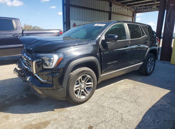 3GKALMEG6TL247477 2026 GMC TERRAIN Black წინა მარცხენა ხედი სამი მეოთხედიდან