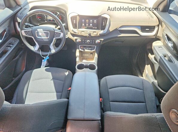 3GKALMEG9PL198586 2023 GMC TERRAIN Серый Вид панели приборов
