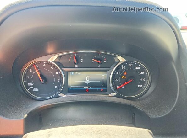 3GKALMEG9PL198586 2023 GMC TERRAIN Серый Вид щитка приборов