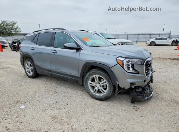 3GKALMEGXPL161174 2023 GMC TERRAIN Серый Передняя правая четверть