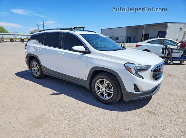 3GKALMEV0KL251005 2019 GMC TERRAIN Белый Передняя правая четверть