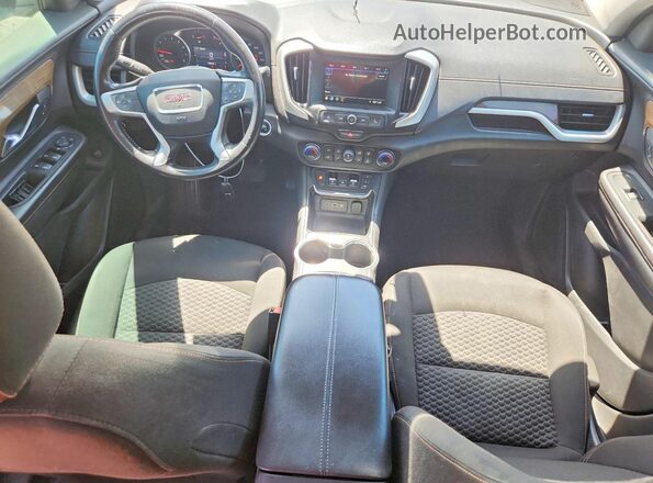 3GKALMEV0KL251005 2019 GMC TERRAIN Белый Вид панели приборов