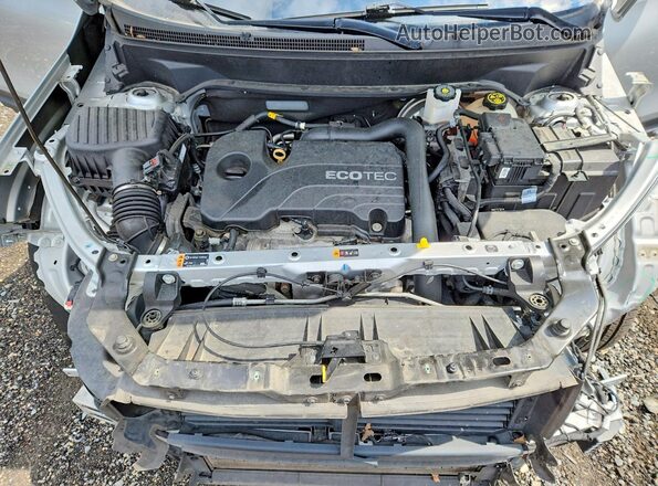 3GKALMEV0LL319238 2020 GMC TERRAIN Silver Vista del compartimento del motor