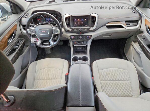3GKALMEV0LL319238 2020 GMC TERRAIN Silver Vista del salpicadero