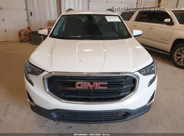 3GKALMEV1JL362273 2018 GMC TERRAIN Белый Вид щитка приборов