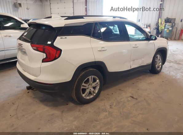 3GKALMEV1JL362273 2018 GMC TERRAIN Белый Задняя правая четверть