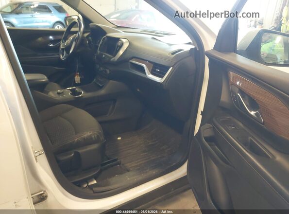 3GKALMEV1JL362273 2018 GMC TERRAIN Белый Вид салона спереди