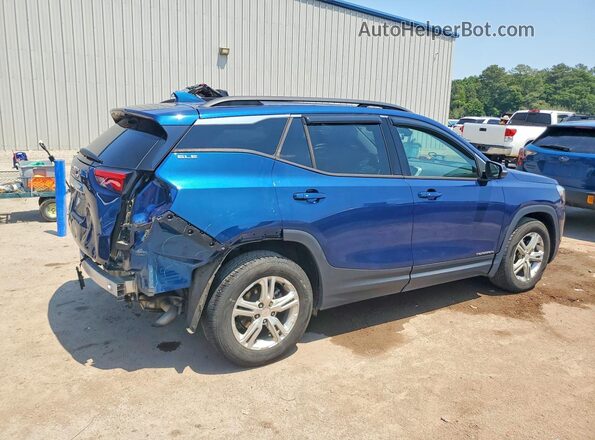 3GKALMEV1LL101907 2020 GMC TERRAIN Синий Задняя правая четверть