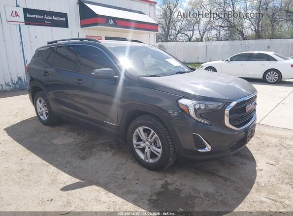 3GKALMEV1LL208794 2020 GMC TERRAIN Серый Передняя правая четверть