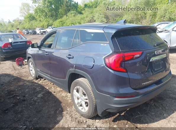 3GKALMEV2KL109402 2019 GMC TERRAIN Dark Blue Задняя левая четверть