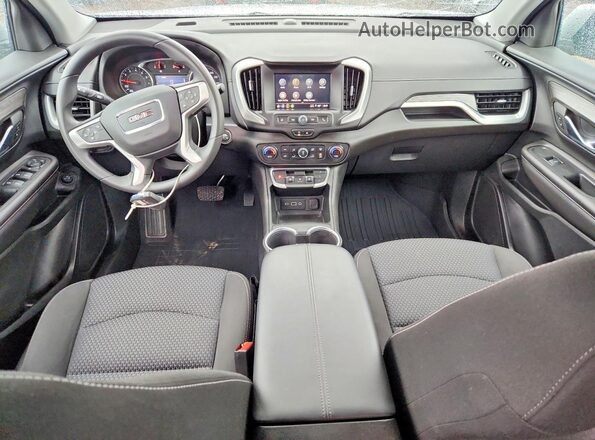 3GKALMEV2NL120923 2022 GMC TERRAIN Серебряный Вид панели приборов