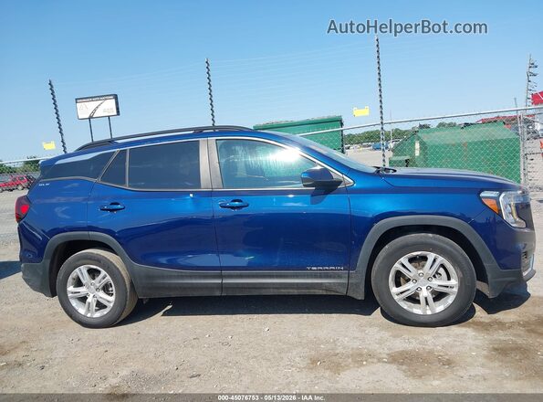 3GKALMEV2NL271938 2022 GMC TERRAIN Синий Вид задней части салона