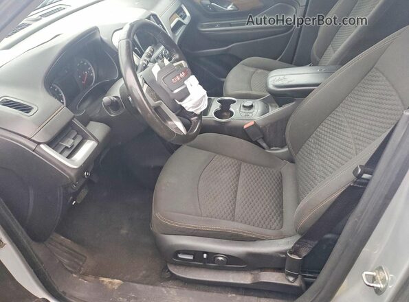 3GKALMEV3JL225027 2018 GMC TERRAIN Серебряный Вид салона спереди