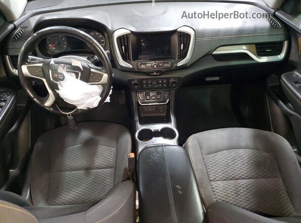 3GKALMEV3JL225027 2018 GMC TERRAIN Серебряный Вид панели приборов