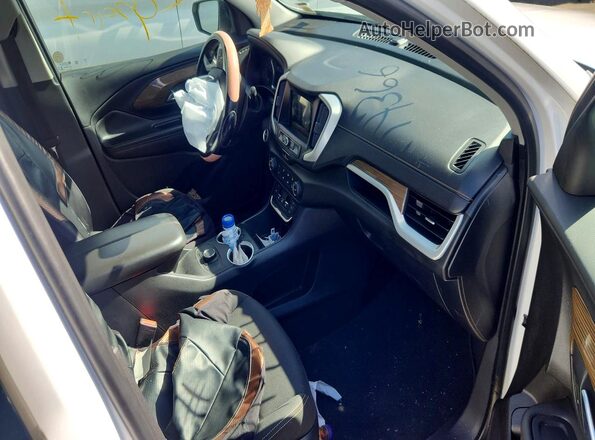 3GKALMEV3KL295080 2019 GMC TERRAIN Белый Вид салона спереди