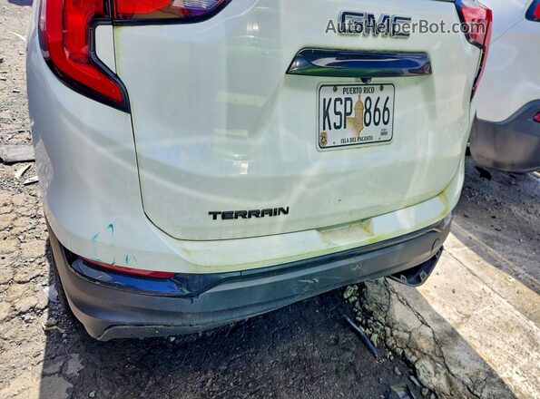 3GKALMEV3KL295080 2019 GMC TERRAIN Белый Вид сзади