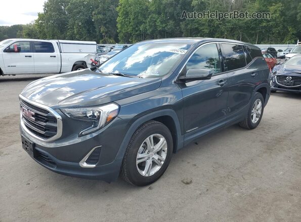 3GKALMEV3KL367928 2019 GMC TERRAIN Черный Передняя левая четверть