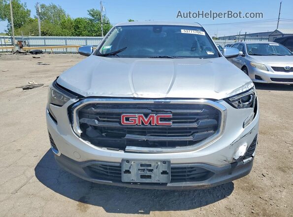 3GKALMEV3LL154138 2020 GMC TERRAIN Silver Vista frontal