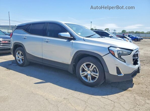 3GKALMEV3LL154138 2020 GMC TERRAIN Silver Delantero derecho