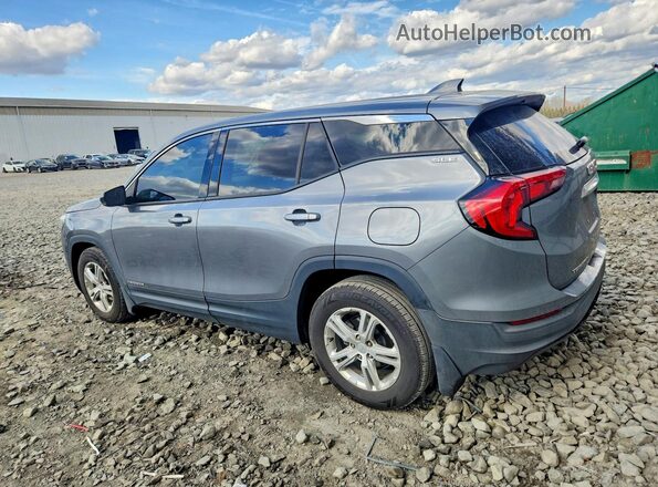 3GKALMEV4LL103490 2020 GMC TERRAIN Gray Trasero izquierdo